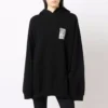 Barcode bomullsluvtröja med huva ”Black” 651799TKVE61070