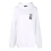 Barcode-luvtröja i bomull ”White” 651799TKVE69040