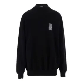 Barcode-tröja med rund hals ”Black” 652981TKVE61070