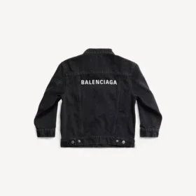 Barn – Balenciaga-jackor i oversized-modell i svart, blekt
