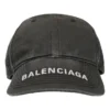 Baseballkeps i tvättad Denim med logotyp ”Svart/Vit” 617160-4A2B4-1077