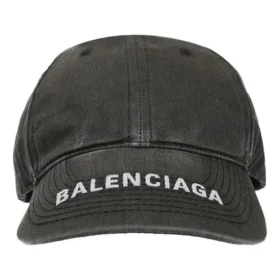 Baseballkeps i tvättad Denim med logotyp ”Svart/Vit” 617160-4A2B4-1077