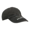 Baseballkeps i tvättad Denim med logotyp ”Svart/Vit” 617160-4A2B4-1077