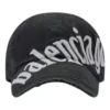 Baseballkeps med diagonalt logo ”Black White” 680738410B21077