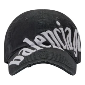 Baseballkeps med diagonalt mönster ”Svart Vit” 680738410B20107