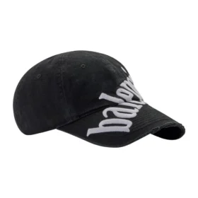 Baseballkeps med diagonalt mönster ”Svart Vit” 680738410B20107