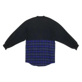 BB Authentic T-shirt med lappar och långa ärmar ”Black Blue” 698227TMM085212
