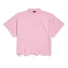BB Classic Balenciaga kort T-shirt i oversized-modell ”Pink” 783399TQVS85708