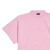 BB Classic Balenciaga kort T-shirt i oversized-modell ”Pink” 783399TQVS85708