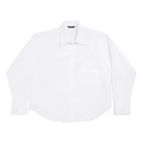 BB Classic Balenciaga-skjorta, normal passform, ”White” 796978TNM609000