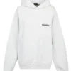 BB Corp bomullströja med huva ”White” 713677TOVP19081