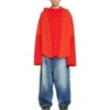 BB Icon Trompe L’oeil-skjorta ”Red” 699227TYB186403