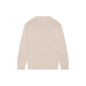 BB Laurel Crown Logo stickad tröja med rund hals ”Beige” 664369T32119028