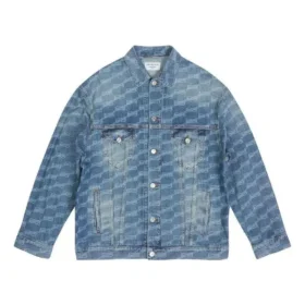 BB Monogram Large Fit-jackor ”Blå” 675208TMW374437