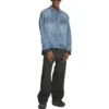 BB Monogram Large Fit-jackor ”Blå” 675208TMW374437