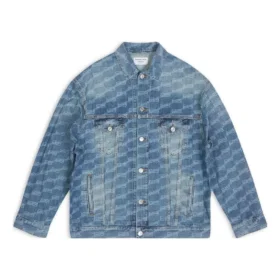 BB Monogram Large Fit-jackor ”Blue” 675208TMW370443