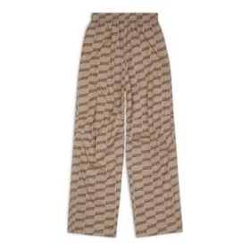 BB Monogram-träningsbyxor ”Beige Brown” 704720TML369378