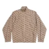 BB Monogram-träningsjackor, normal passform ”Beige Brown” 704495TML369378