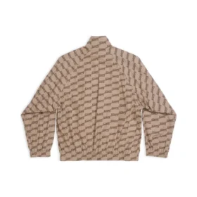 BB Monogram-träningsjackor, normal passform ”Beige Brown” 704495TML369378