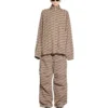 BB Monogram-träningsjackor, normal passform ”Beige Brown” 704495TML369378