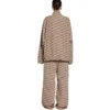 BB Monogram-träningsjackor, normal passform ”Beige Brown” 704495TML369378
