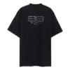 BB Paris Strass T-shirtar Medium Fit ”Black Faded” 739784TOVU81055