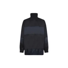 BB Patchwork Nylon vindjacka med hel dragkedja ”Navy Black” 623019TIO544100