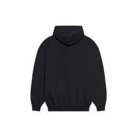 Bb Pixel Fleece-luvtröja med dragsko och långa ärmar, svart 578135TKVI81070