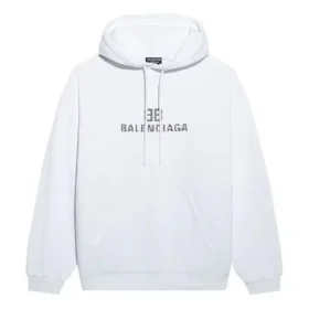 BB Pixel-luvtröja i medium passform ”White” 600583TKVI89040