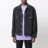 BB Sprayed Denim Jackor Large Fit ”Dark Grey White” 678354TIWA21440