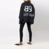 BB Sprayed Denim Jackor Large Fit ”Dark Grey White” 678354TIWA21440