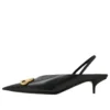BB Square Knife Slingback-pumps ”Black” 691740WAWNC1088