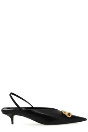 BB Square Knife Slingback-pumps ”Black” 691740WAWNC1088
