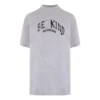 BE KIND T-shirt med rund hals ”Grey” 739028TPVD51167