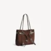 Bel Air-tote för dam, medium, i ljus espresso
