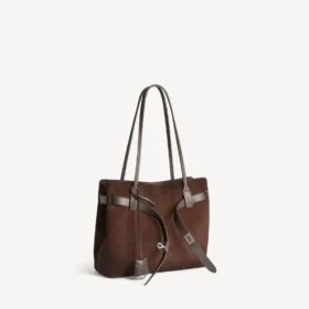 Bel Air-tote för dam, medium, i ljus espresso