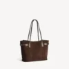 Bel Air-tote för dam, medium, i ljus espresso