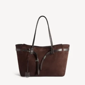 Bel Air-tote för dam, stor, i ljus espresso