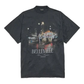 Belleville T-shirt ”Black Faded” 787349TRVP71041
