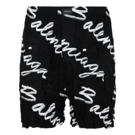 Bermudashorts med Scribble-logotyp ”Black” 672410TML131070