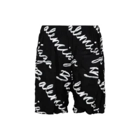 Bermudashorts med Scribble-logotyp ”Black” 672410TML131070