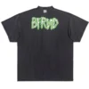 Bfrnd-serien Inside-out Oversized T-shirt ”Black Faded” 787358TQVG81083