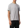 Bomullst-shirt med liten logotryck ”Grey” 556151TYK281300