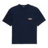 Bonjour Balenciaga T-shirt i bomull med rund hals ”Navy” 594579THV608065