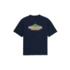 Bonjour Balenciaga T-shirt i bomull med rund hals ”Navy” 594579THV608065