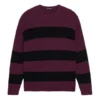 Border BB stickad tröja ”Purple Black” 608760T31621087