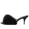 Boudoir 70 mm Sandaler ”Black Feathers” 787447W0WMQ1000