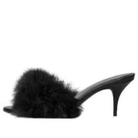 Boudoir 70 mm Sandaler ”Black Feathers” 787447W0WMQ1000
