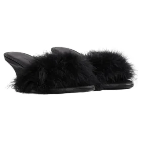 Boudoir 70 mm Sandaler ”Black Feathers” 787447W0WMQ1000
