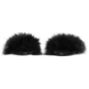 Boudoir 70 mm Sandaler ”Black Feathers” 787447W0WMQ1000